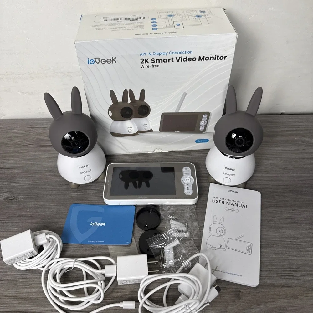 ieGeek 2K WiFi Split-Screen Baby Monitor, 5
